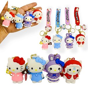 CHAVEIRO FUNKO HELLO KITTY FASHION-  UNIDADE MODELOS DIVERSOS