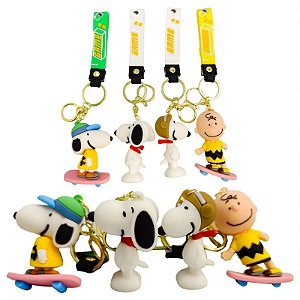 CHAVEIRO FUNKO SNOOPY E CHARLIE BROWN - 4 PEÇAS