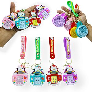 CHAVEIRO CALCULADORA HELLO KITTY- UNIDADE / MODELOS DIVERSOS
