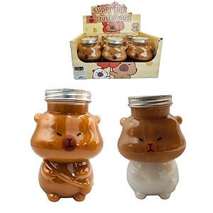 SLIME CAPIVARA GRANDE MARROM - 400 GRAMAS