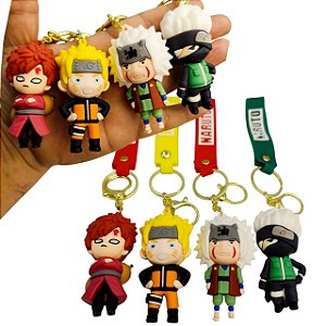 CHAVEIRO FUNKO NARUTO E TURMA - 4 PEÇAS