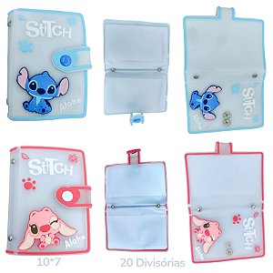 CARTEIRA PORTA CARTÃO STITCH/ANGEL