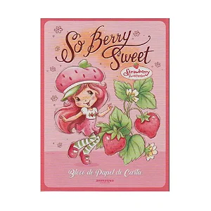 BLOCO 48 FLS PAPEL DE CARTA MORANGUINHO PERFUMADO
