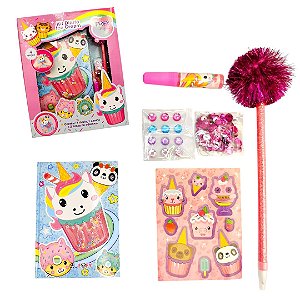 DIARIO ICE CREAM FOFY COM 6 ITENS