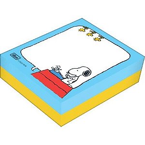 Bloco de Anotações Tilembrete Snoopy 80x91mm 100 Folhas