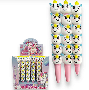 CANETA UNICORNIO GIRATORIA - UNIDADE