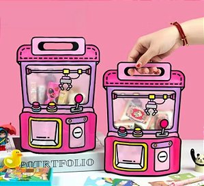 SAQUINHO ZIP MAQUINA BICHINHOS( MÉDIO ) - UNIDADE