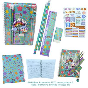 KIT PRESENTE CADERNO E ACESSORIOS - DREAMS