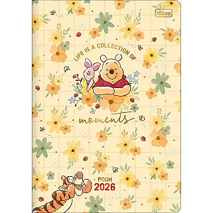Planner Grampeado 17,8 x 25,4 cm Pooh 90 G 2026