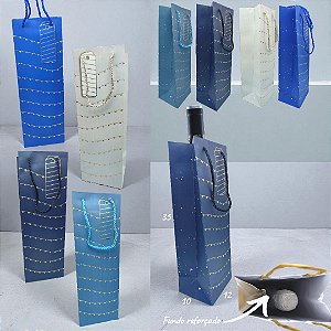 EMBALAGEM VINHO TONS NEUTROS -UNIDADE CORES DIVERSAS