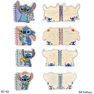 MINI CADERNETA STITCH RECORTES- UNIDADE