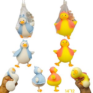 SQUISHY PATINHO DE ROUPA - UNIDADE CORES DIVERSAS