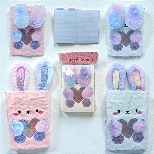 CADERNO PELÚCIA COELHO ORELHINHA - UN