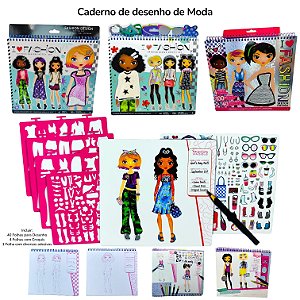 LIVRO DE DESENHO - ESTILISTA DE MODA