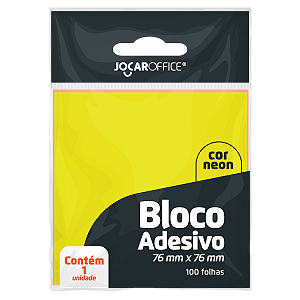 POST IT/ -UNBLOCO ADESIVO AMARELO 100 FLS