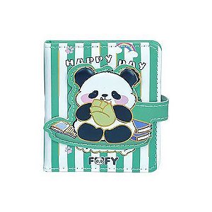MINI CADERNINHO PANDA LIVE - FF6229 TAM 10 X 9 CM - 96 FLS