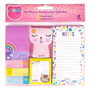 KIT ANOTACAO GATINHO- FF7006