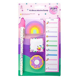 KIT BLOCO ADESIVO CANDY- FF7012