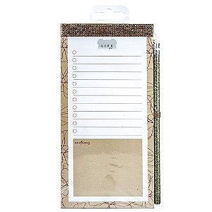 KIT BLOCO DE ANOTACOES STRASS - FF7041