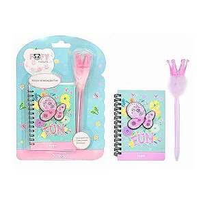 KIT DE ANOTACAO FUN COROA BORBOLETA- FF6082