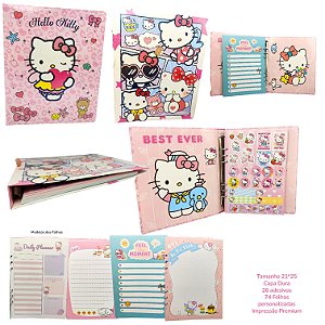 FICHARIO COLEGIAL CAPA DURA HELLO KITTY - UN