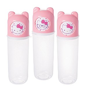 Estojo Plástico Multiuso HELLO KITTY - UNIDADE