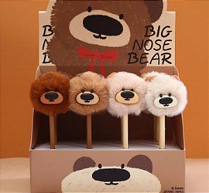 CANETA POMPOM URSO- UNIDADE MODELOS DIVERSOS