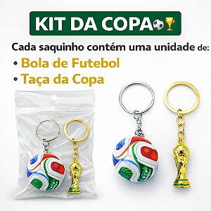 KIT CHAVEIRO BOLA E TAÇA