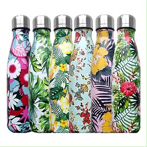 Garrafa Térmica 500 ml Estampas Estilo Farm - Estampas diversas