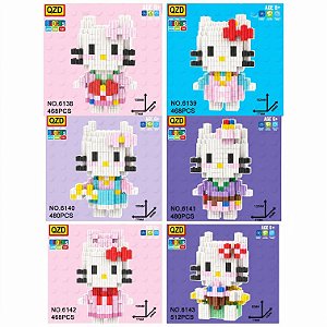 Blocos de Montar tipo Lego - Hello KItty - modelos diversos - Unidade