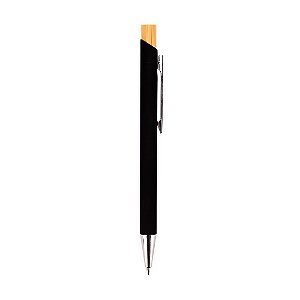 CANETA METAL LUXO COM DETALHE BAMBU - SELECIONAR CORES
