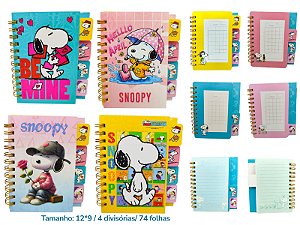 MINI CADERNETA SNOOPY - UNIDADE