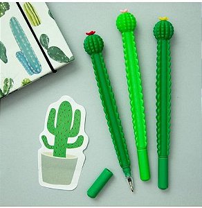 CANETA CACTO SUCULENTA