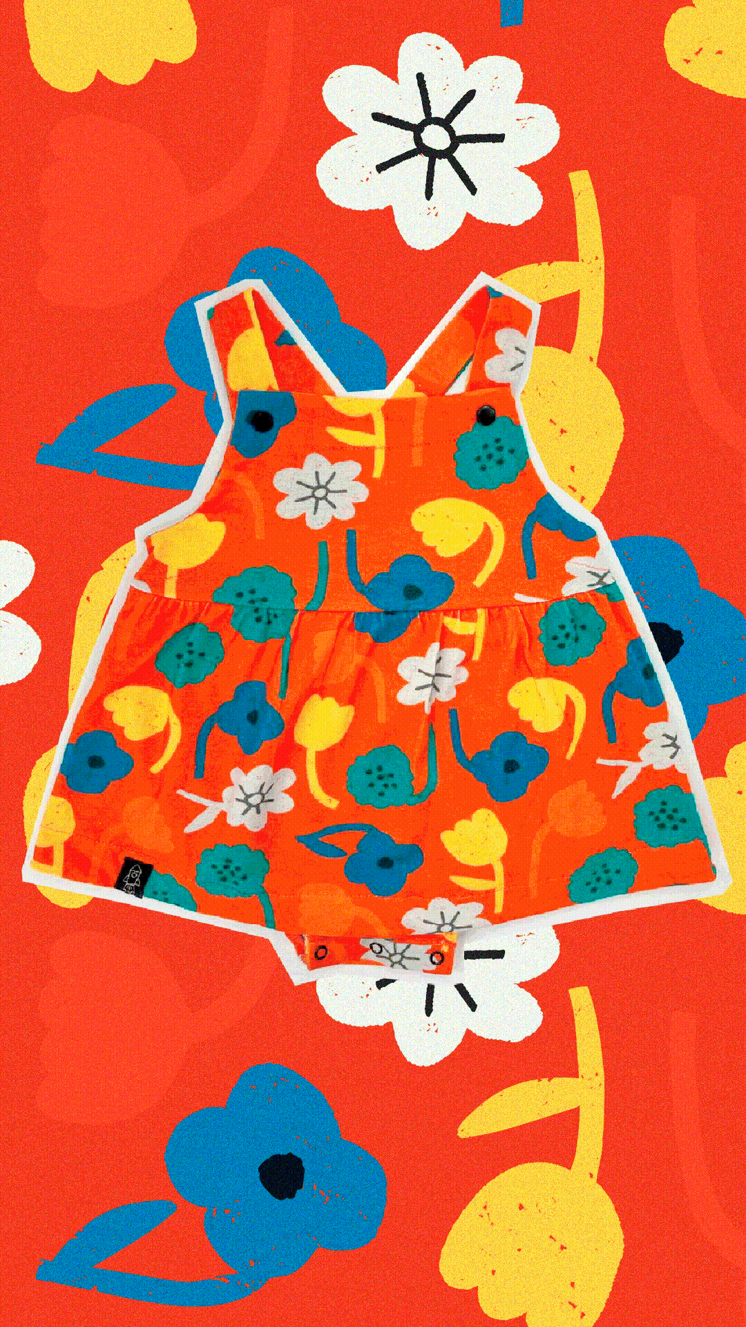 Vestido Body Jardineira Flor