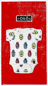 body robôs coloridos