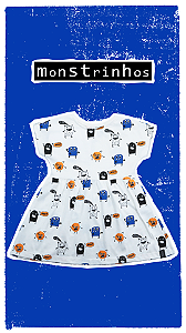 vestido monstrinhos