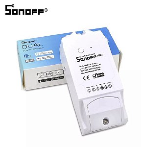 Sonoff Interruptor Wifi 2ch Canais Dual Automação Residencial