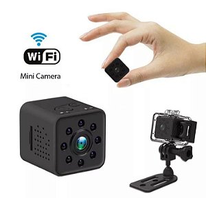 Mini Micro Câmera Espiã Sq23 Full Hd 1080p Wifi Prova D'agua