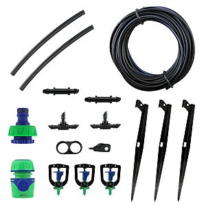 Kit Microaspersor Irrigação Para Jardim Amanco