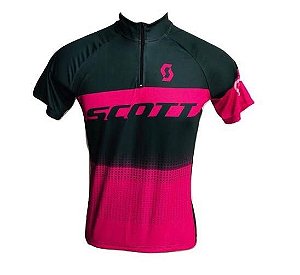Camisa Ciclismo Mtb Feminina Scott Rosa