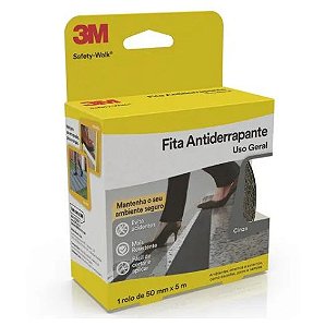 Fita Antiderrapante Cinza 3m Safety-walk 50mm X 5m