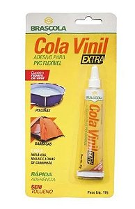 Cola Vinil Pvc Flexível  Brascola 17g