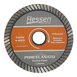 Disco Extra Fino de Corte para Porcelanato 110mm Hessen