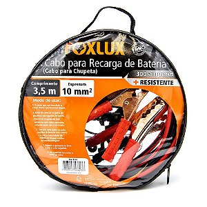 Cabo para Transferência de Carga de Bateria 3,5mts Foxlux