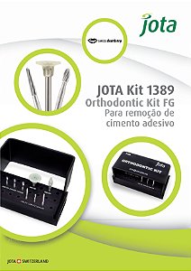 Kit Jota 1389 "Orthodontic kit FG" - Para remoção de adesivo de brackets