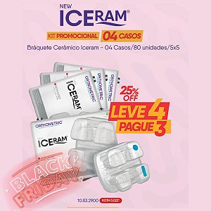 Bráquete Cerâmico Iceram - Promoção Leve 4 Pague 3 - Orthometric