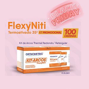 Kit Promocional  - Arco Termoativado Flexy NiTi Thermal 35° - Orthometric