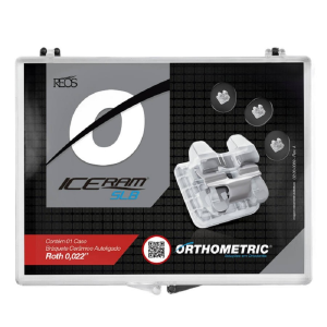 Kit de Bráquetes Autoligado Iceram SLB Roth .022" - Orthometric