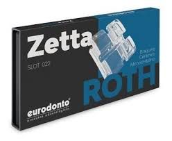 Kit de Bráquetes Zetta Safira Roth .022" - Eurodonto