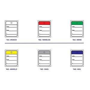 1 Mil Etiquetas Tag Para Precificação Roupas 30mmx38mm